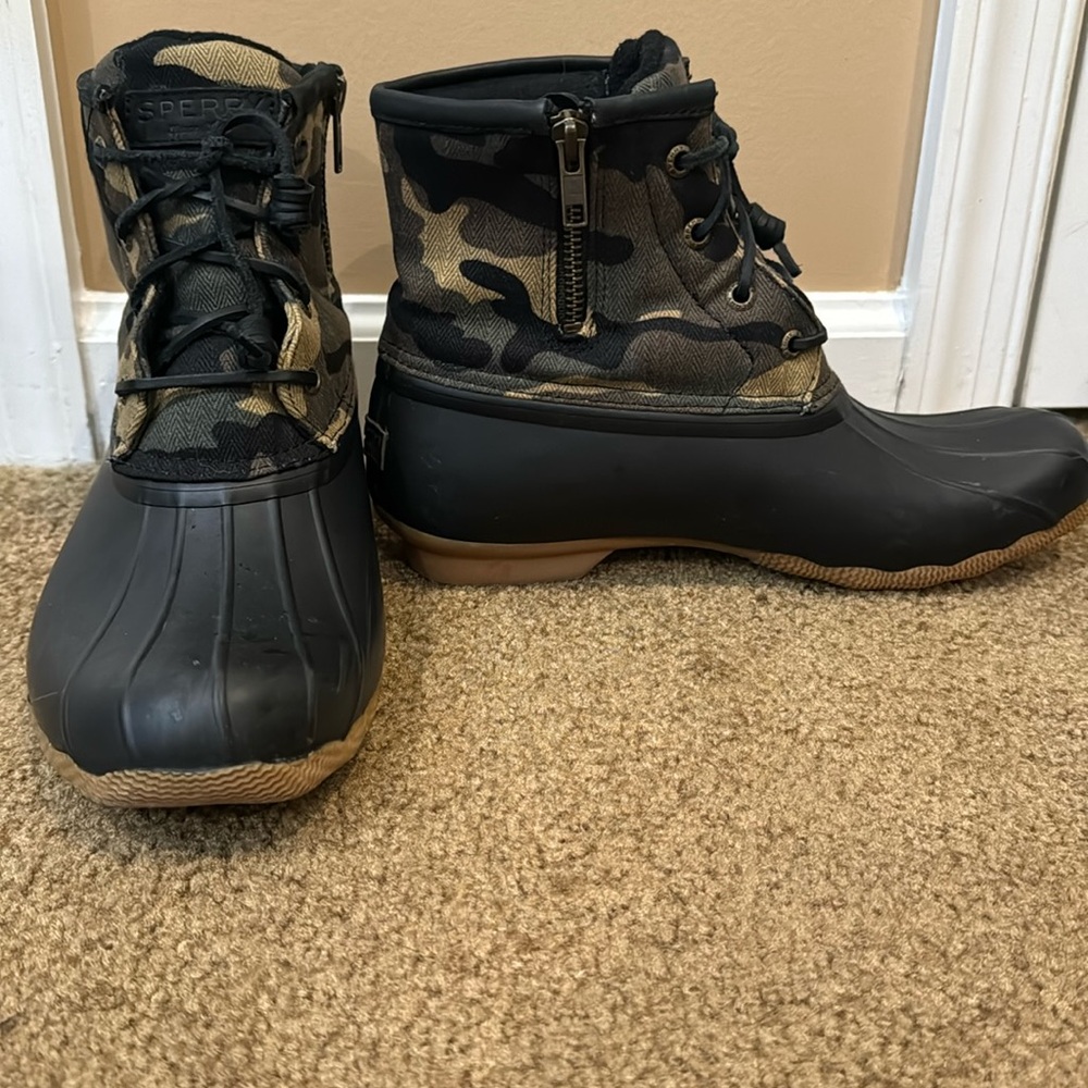 Sperry Camo Rainboots